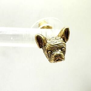 Madewell Pug Earrings Stud Dog Face Pet Casual Summer Whimsy Costume Jewelry